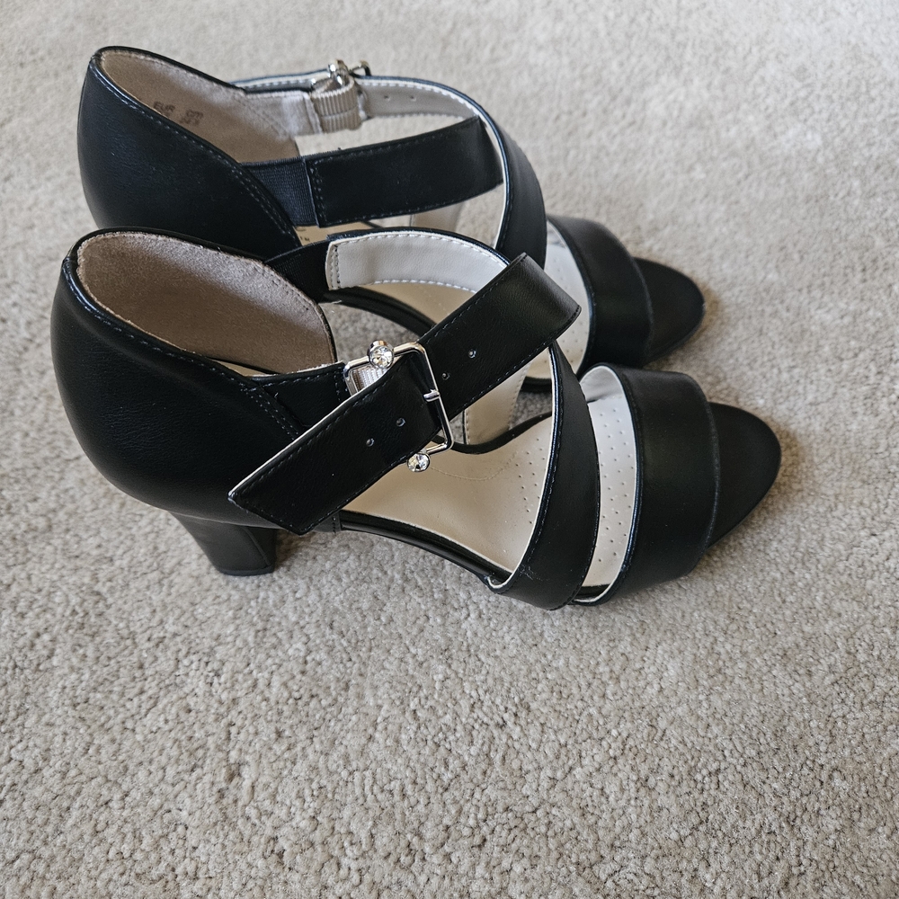 LifeStride Black Women's Dress Sandals
